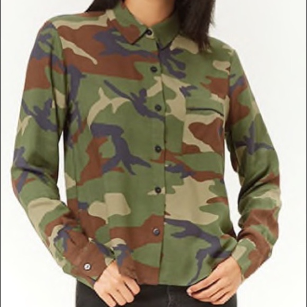 Camo Print Shirt
